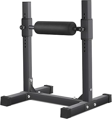 Support à roulettes bodyrhythm pour squat à une jambe. repose-pieds en mousse réglable