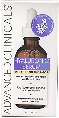 Hydratant instantané pour la peau au sérum hyaluronique advanced clinicals (1,75 fl.oz)