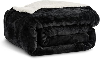 Couverture polaire kono sherpa taille 130 x 150 cm couverture en microfibre douce