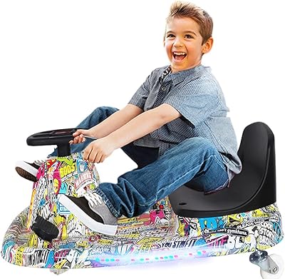Jouet de scooter électrique cool baby go kart pour enfants de drift crazy