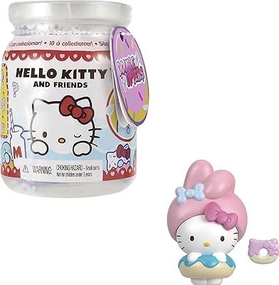 Figurine de collection hello kitty double dippers, monde de sanrio