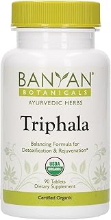 Comprimés triphala banyan botanicals avec amla, haritaki et bibhitaki - 90 comprimés. Diaytar : Le discount nouvelle génération au Sénégal