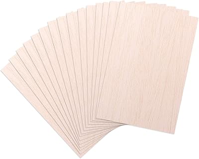 20 feuilles fines de contreplaqué en bois de balsa non fini, pour l'artisanat