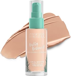 Physicians formula murumuru bf butter, believe it! fond de teint + correcteur équitable