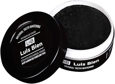 Poudre de blanchiment des dents au charbon naturel de noix de coco activée
