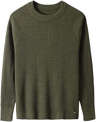 Pull tricoté en polaire doux au toucher sans col à col rond