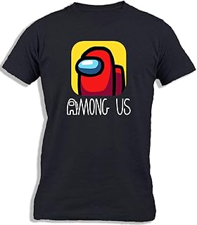T-shirt en coton imprimé du logo ay cabrontm application among us | jeu
