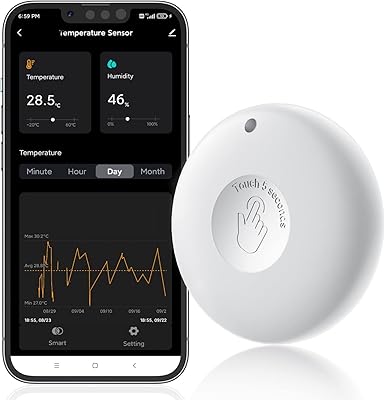 Capteur de surveillance de la température et de l'humidité bluetooth, thermomètre intérieur
