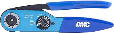 Dmc af8 m22520/1-01 véritable sertissage daniels réglable, gamme de fils 12-26 awg, fabriqué