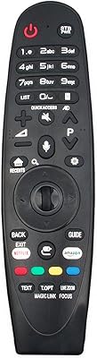 Nouvelle télécommande de remplacement vocale an-mr650a adaptée aux téléviseurs intelligents lg 70uj657a 49uj6560