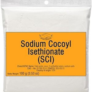 Poudre d'iséthionate de cocoyl de sodium (sci) - 100 g | 3,75 oz - mousse ionique et tensioactive - barres de shampoing solides faites à la main, bombes de bain, mousse et produits à bulles. Votre shopping simplifié de A à Z avec Diaytar