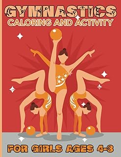 Coloriage et activité de gymnastique pour les filles de 4 à 8 ans