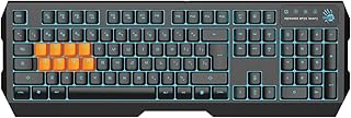 Clavier a4tech bloody b188, jeu, noir, filaire (usb), cz, transparent