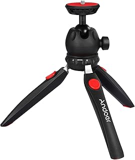 Mini trépied pliable portable h20 icam avec tête sphérique amovible avec vis 1/4