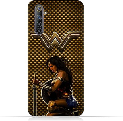 Housse de protection pour realme 6i (inde) avec motif wonder woman