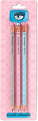 Pack de 3 crayons chiara ferragini et pigna
