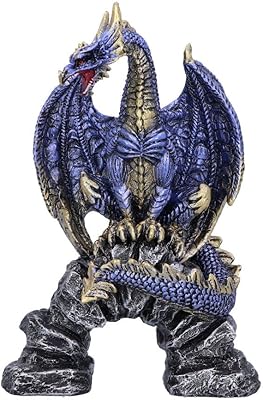 Figurine dragon nemesis now d'aku, bleu, 15,5 cm