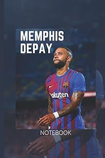 Cahier memphis depay : joli carnet depay pour ses fans et également