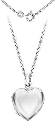 Tuscany silver collier pendentif/médaillon cœur en argent sterling pour femme. Des produits authentiques à prix réduits sur Diaytar Sénégal