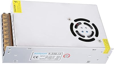 Adaptateur d'alimentation sompom 12 v cc adaptateur d'alimentation 250 w transformateur de courant