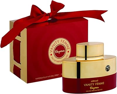 Parfum pour femme vanity femme elegance, eau de parfum 100 ml, rouge