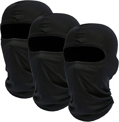 Masque de cagoule de ski bigthree, 3 masques complets coupe-vent, masque de cagoule