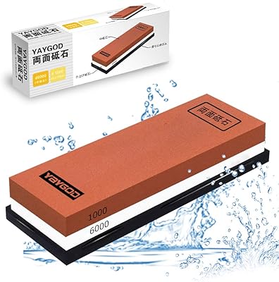 1000/6000# ensemble de pierres à aiguiser professionnelles pour couteaux, [comprend un support de pierre en caoutchouc antidérapant], ensemble de pierres à aiguiser double face, pierre à eau pour couteaux de cuisine, ciseaux, rasoirs. (1000/6000). Diaytar Sénégal : Parce que chaque FCFA compte