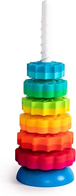 Jouet à empiler fat brain toys pour enfants par spinagen, multicolore, fa110-1, jouet