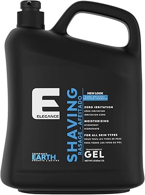 Gel à raser e-elegance clear earth, 60 oz, transparent, 4,2 lb
