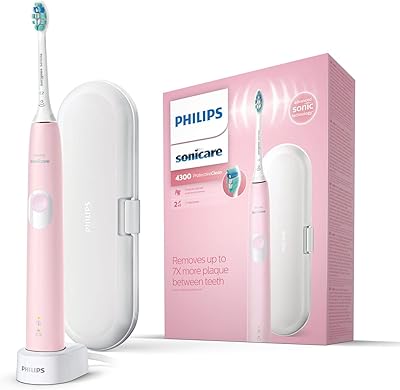 Philips sonicare protectiveclean 4300 brosse à dents électrique avec sac de voyage