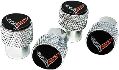 Couvre-soupapes en aluminium corvette c8 - ensemble de 4 logos drapeaux croisés corvette 2020-2023 (moletés). Profitez des meilleurs deals du Sénégal sur Diaytar