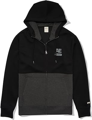 Sweat à capuche homme activ 24/7, multicolore, fermeture éclair