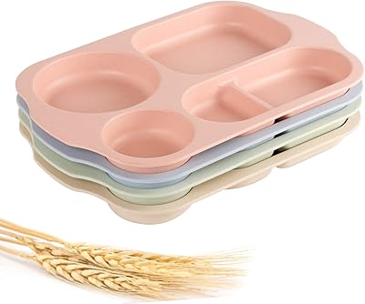 Achetez avec des assiettes divisées incassables vertes grand plateau de 11