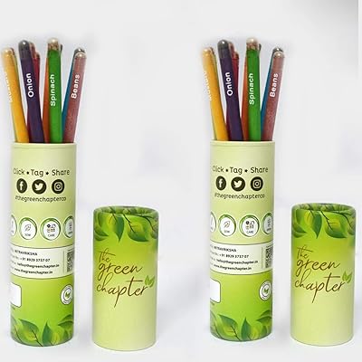 The green chapter - ensemble de crayons de papeterie cadeau de retour |