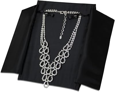 Sac de rangement pour organisateur de bijoux en cuir noir moka adapté aux voyages et aux colliers. Le meilleur du e-commerce discount réuni sur Diaytar