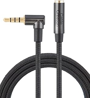 Câble d'extension pour casque 3,5 mm, création de câble 6 pieds 3,5 mm