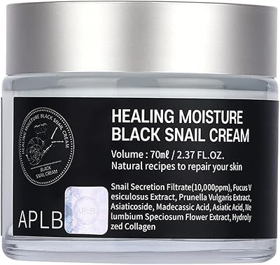Crème hydratante aplp black snail treatment 80 ml / soin coréen de la peau,