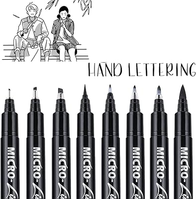 Stylo pinceau à croquis, stylos à encre artisanale, marqueurs artistiques pour débutants