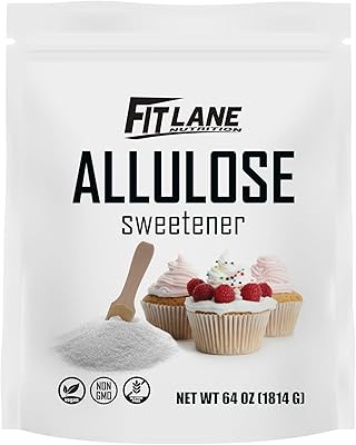 Édulcorant allulose 4 lbs - poudre de céto naturelle pure à faible teneur en calories et sans glucides sans arrière-goût - parfait pour cuire et sucrer vos aliments préférés - sac de taille de valeur nutritionnelle fit lane (64 oz). Diaytar : Votre destination shopping préférée au Sénégal