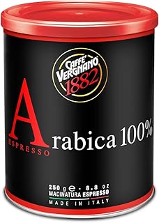 Café caffè vergnano arabica, torréfaction expresso 100 %, arabica finement moulu 8,8 oz