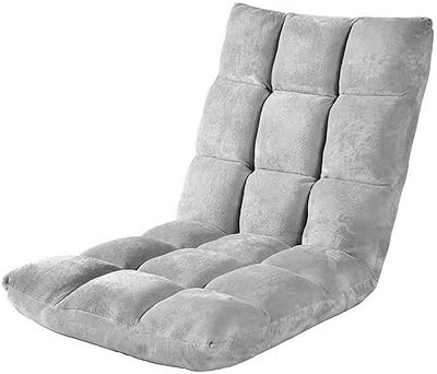 Chaise de sol pliante i2z, gris, vd616366560524
