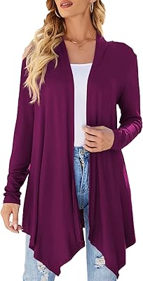 Cardigan long moelleux sans manches pour femme, léger, ouvert sur le devant, gilet