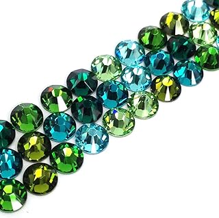 144 swarovski 2058 xilon/ 2088 xirius rose crystal dos plat sans correctif strass vert et bleu sarcelle mélange de couleurs ss20 (4.7 مم). La plateforme e-commerce qui démocratise la consommation : Diaytar