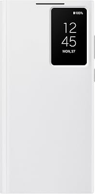Samsung s view flip cover pour galaxy s22 ultra, avec commande tactile, design