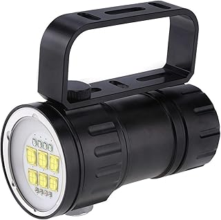 Lampe de poche de plongée, 28 800 lumens ipx8, lampe de plongée étanche