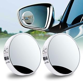 Lot de 2 miroirs d'angle mort de voiture miroir convexe pour voitures