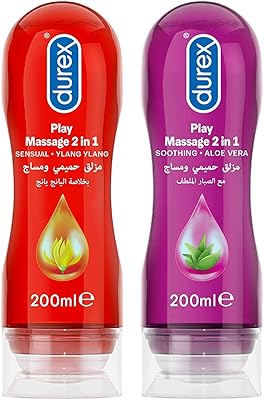 Durex play original massage 2-en-1 lubrifiant à l'extrait d'aloe vera apaisant