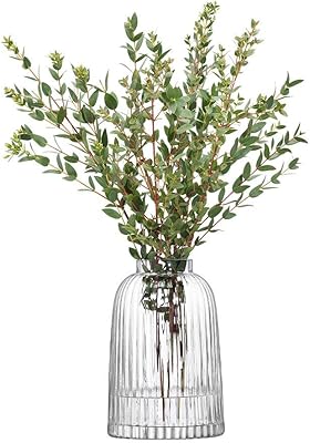 Vase plié lsa international transparent de 20 cm de haut | 1 unité