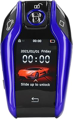 Clé de voiture intelligente à distance, entrée sans clé à écran tactile lcd
