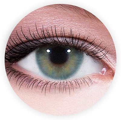 Lentilles de contact bleues dahab tiffany, lentilles de contact cosmétiques dahab unisexes, jetables